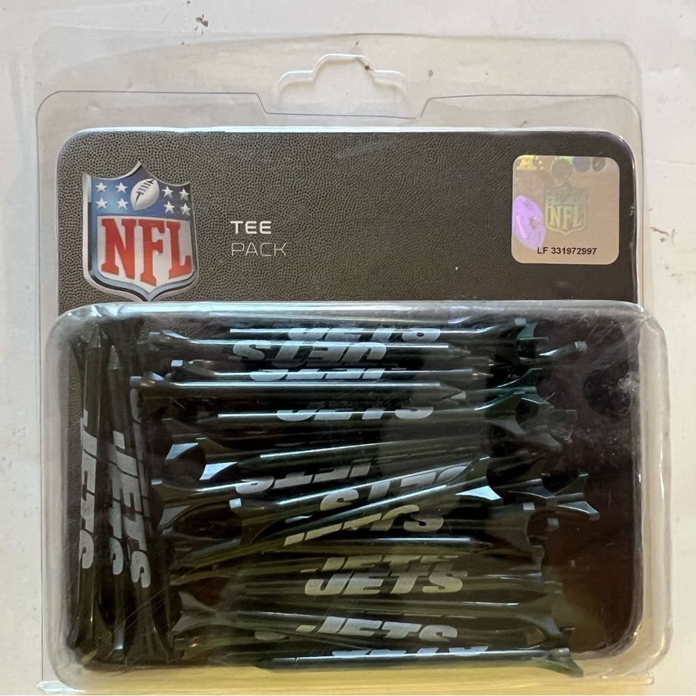 New York Jets Imprinted Tee Pack (50 Count) - Zero Friction
